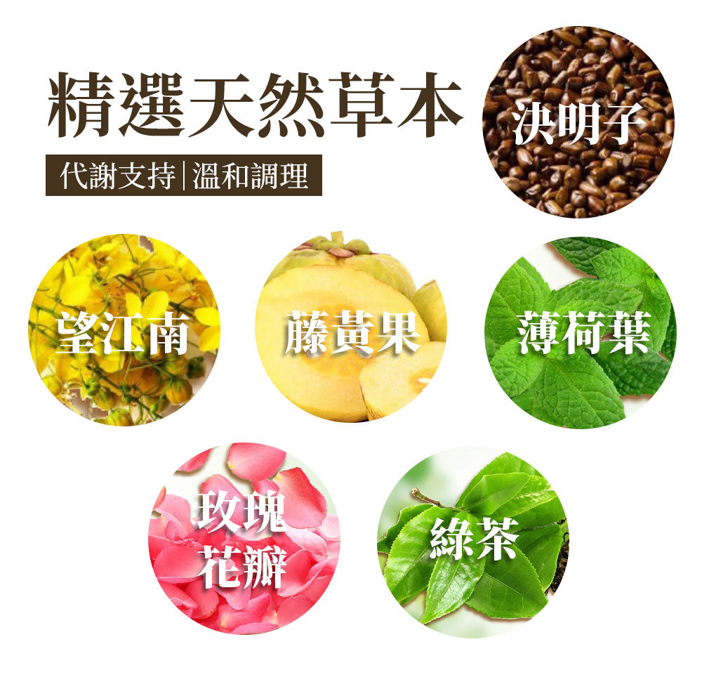 七日孅 - 玫瑰綠茶 代謝茶【8盒裝】(7包/盒)|順暢代謝 × 排毒消腫 × 養生冷泡茶 × 無糖茶包飲品