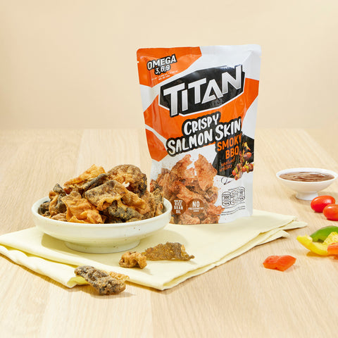 TITAN - 脆三文魚皮零食 –燒烤味