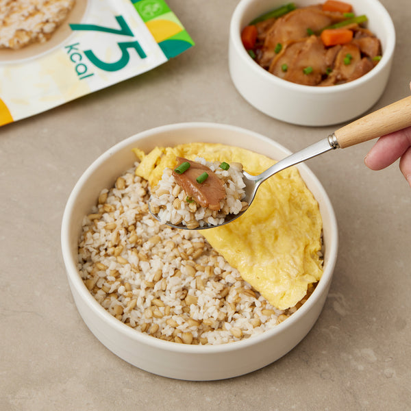 輕食時光 - 【非生酮】- 即食燕麥蒟蒻飯 單包裝 - 純素食 （蒟蒻米）